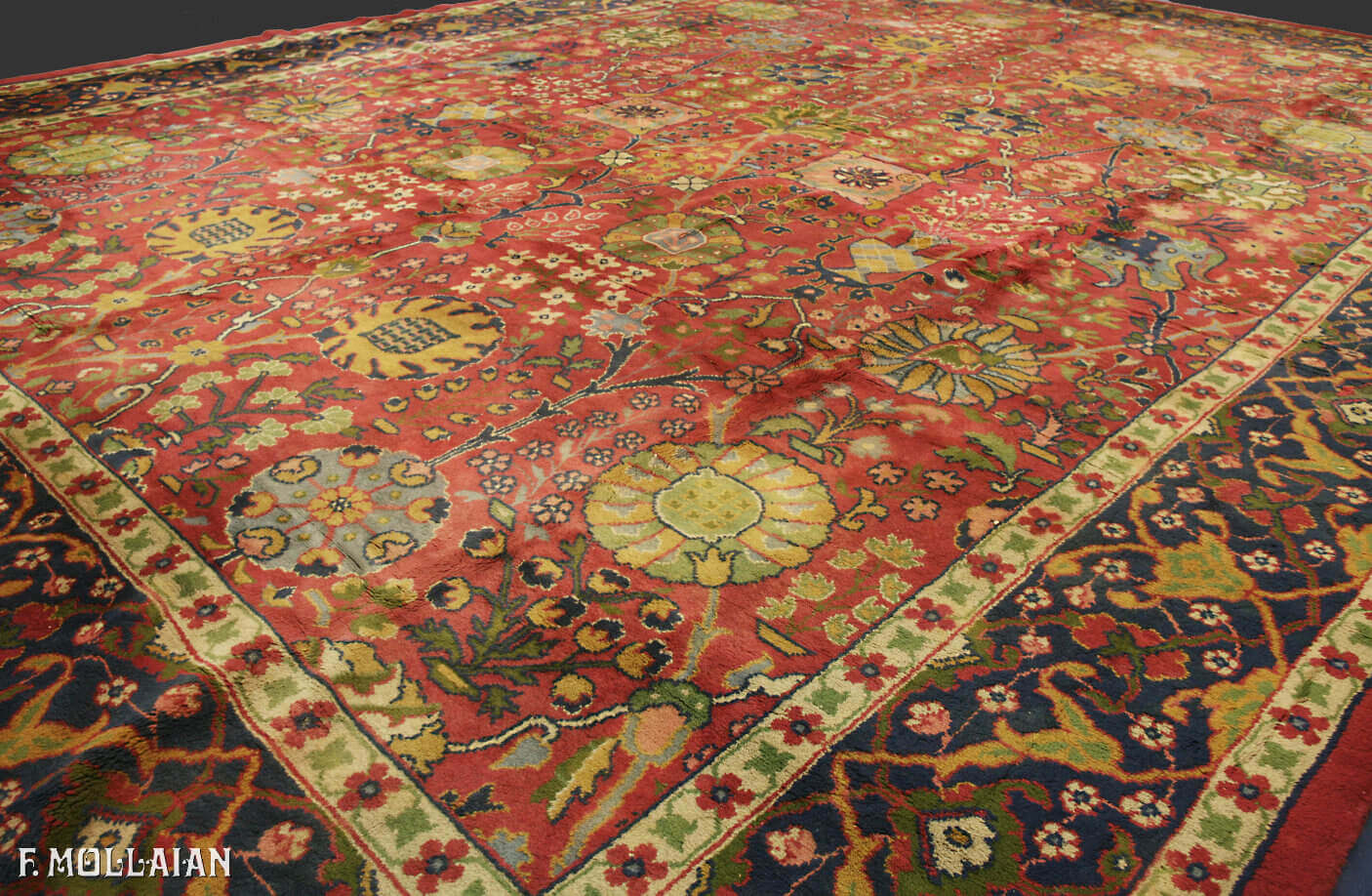 A Very Large Antique English Donegal Carpet n°:42237089